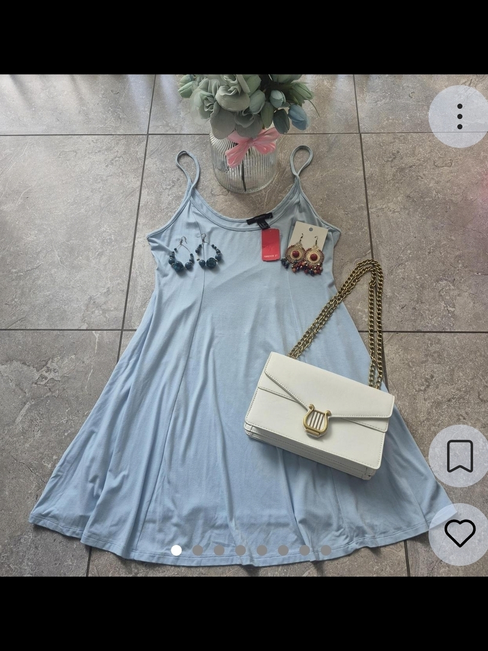 bundle Forever 21 Light Blue Crewneck Tee